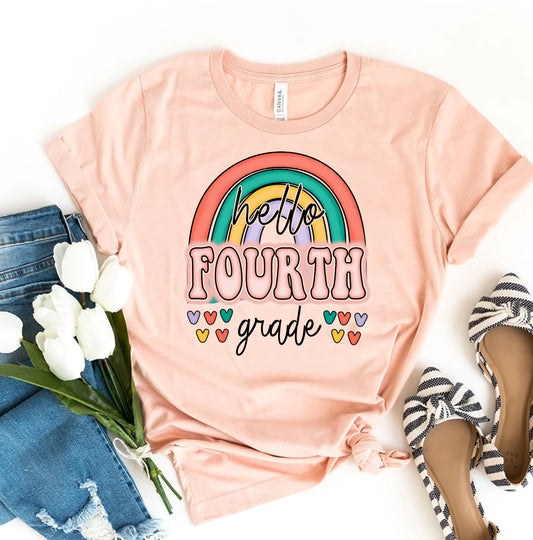 Hello Fourth Grade T-shirt
