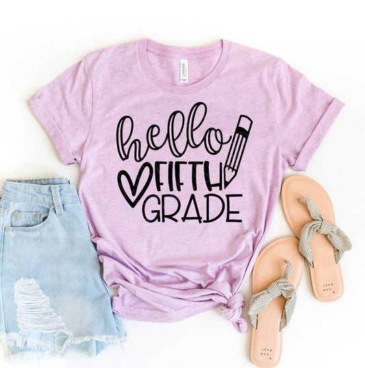 Hello Fifth Grade T-shirt